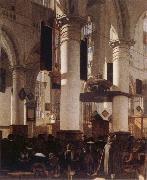 Emmanuel de Witte Church Interior oil painting